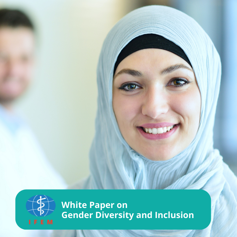 ifemglobal's tweet photo. White Paper on Gender Diversity and Inclusion

Thank you to the Gender Specific Issues Special Interest Group led by Chair Gayle Galetta for their work producing this important white paper. 

Download: https://t.co/XSuZEIcYe8

#emergencymedicine #emergencymedicinephysician https://t.co/lmjc18PafL