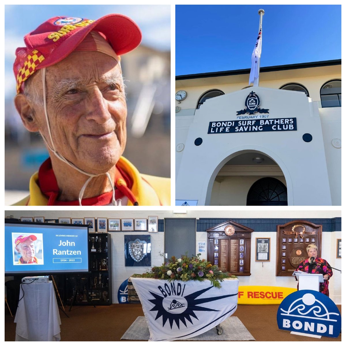 In the middle of our cold, wet winter, there was a day when the sun shone brightly. Bondi was busier than you'd expect, and people gathered at the Bondi Surf Bather's Life Saving Club to farewell one of their members, John Rantzen.
picaluna.com
(02) 9067 9557