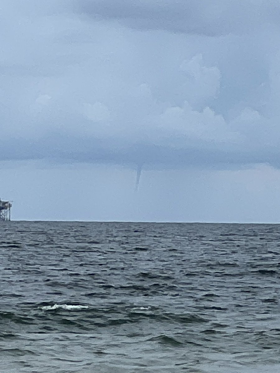 Waterspout at Fort Morgan, Alabama 🌪 <a href="/spann/">James Spann</a>
