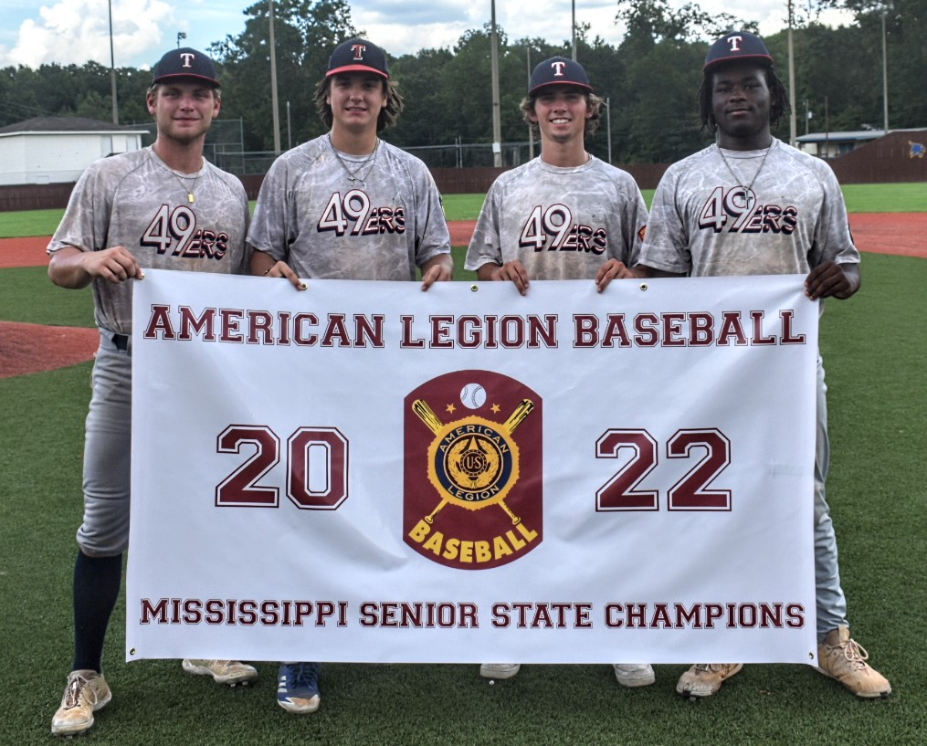 TupDiamondClub's tweet image. Congratulations to these current and former @goldenwavebsb guys winning the American Legion Mississippi State Championship today in Sumrall @TherealJacobie @TaylorMBallard @eastonhood10 @turnerleathers
