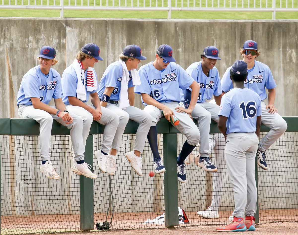 Cam17Johnson's tweet photo. Thank you @BaseballPDP @USABaseball for the opportunity of a lifetime! It was such a humbling experience to be around some of the best players and coaches in the country! #TeamLightBlue https://t.co/lbdzb4EjKY