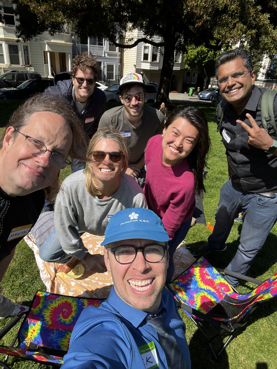 nickgraynews's tweet image. Name tags- even for casual social gatherings- is a hill that I will die on 😂
I hosted some friends in SF today. We had name tags and icebreakers to help create new connections.
Best practices on social name tags here ➡️ party.pro/nametags/