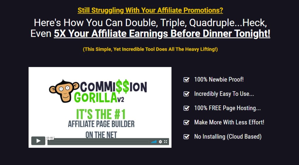 Commission Gorilla is a complete Affiliate Promotion System (Saas) to help you get the most out of your promotions
Click here: jvz3.com/c/233707/27339…

#affiliatemarketing #InternetMarketing #digitalmarketing #socialmedia #onlinemarketing #makemoneyonline #COMMISSIONGORILLA