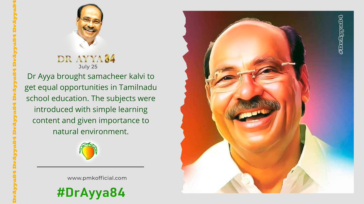 villagemedia16's tweet photo. Dr Ayya brought samacheer kalvi to get equal opportunities in Tamilnadu school education. The subjects were introduced with simple learning content and given importance to natural environment.  #DrAyya84 https://t.co/2T7OhjUqRH