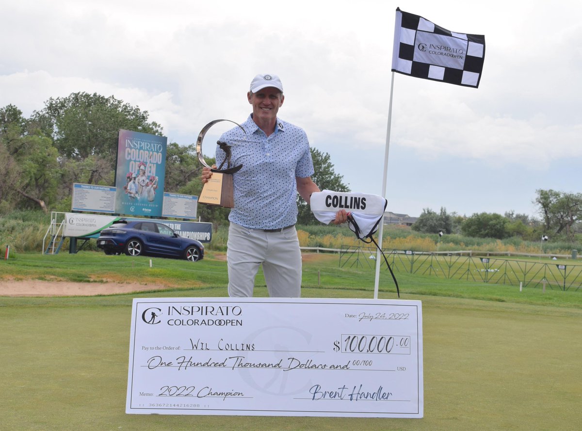 ColoGolfJournal's tweet photo. Wil Collins of Albuquerque, 43, becomes 8th multiple-time winner of Colo. Open; Connor Jones finishes 3rd and breaks event’s amateur scoring record by 4; fellow Coloradan Zahkai Brown also shares 3rd place. https://t.co/ogDSPPdbzJ
@ColoradoOpen
@inspirato
#ColoradoOpen @CSUMGolf https://t.co/miL8ZfVVrE