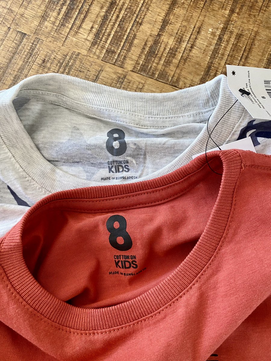 gypsygerl1's tweet image. Hey @cottononkids … I really like these t-shirts but the size disparity is kinda crazy. Both size 8?! #onlineshopping #samebrand