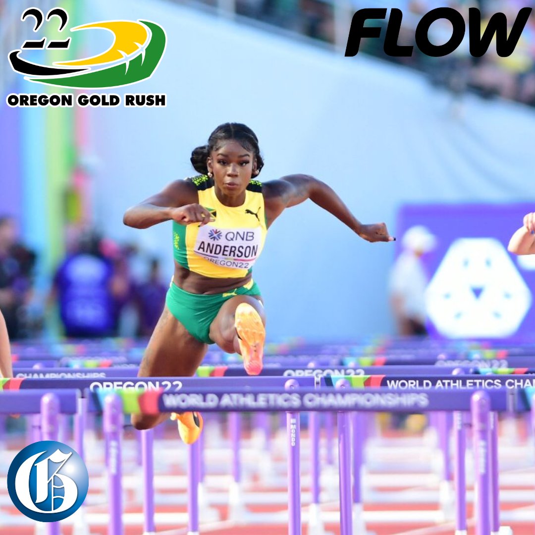 JamaicaGleaner's tweet photo. B R I T A N Y🔥 A N D E R S O N  🔥 S I L V E R 🔥

🇯🇲🥈🇯🇲🥈🇯🇲🥈🇯🇲🥈🇯🇲🥈🇯🇲🥈

Anderson lowers her Jamaican national record to 12.23s to finish second in the women's 100m hurdles final at #Oregon2022.

Nigeria's 🇳🇬 Tobi Amusan won gold in a world record 12.06s.

@taylor2nd photos https://t.co/z96WRtREOl
