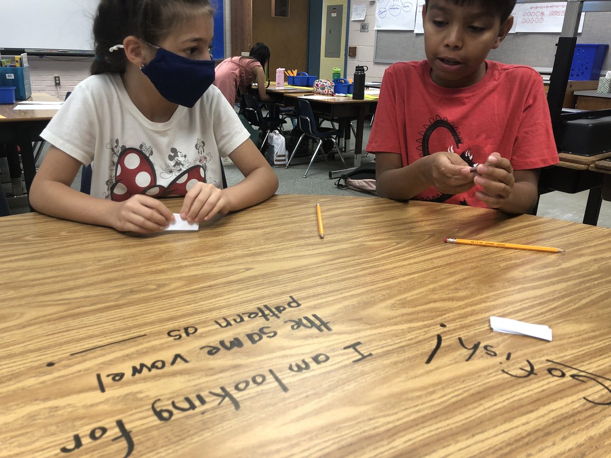 This summer school has gone by so fast! I’ve loved every second with these sweet kids! We’re making matches with vowel pairs. <a href="/FCPS_Summer/">FCPS Summer Learning</a> <a href="/Mosaic_ES/">Mosaic Elementary School</a>