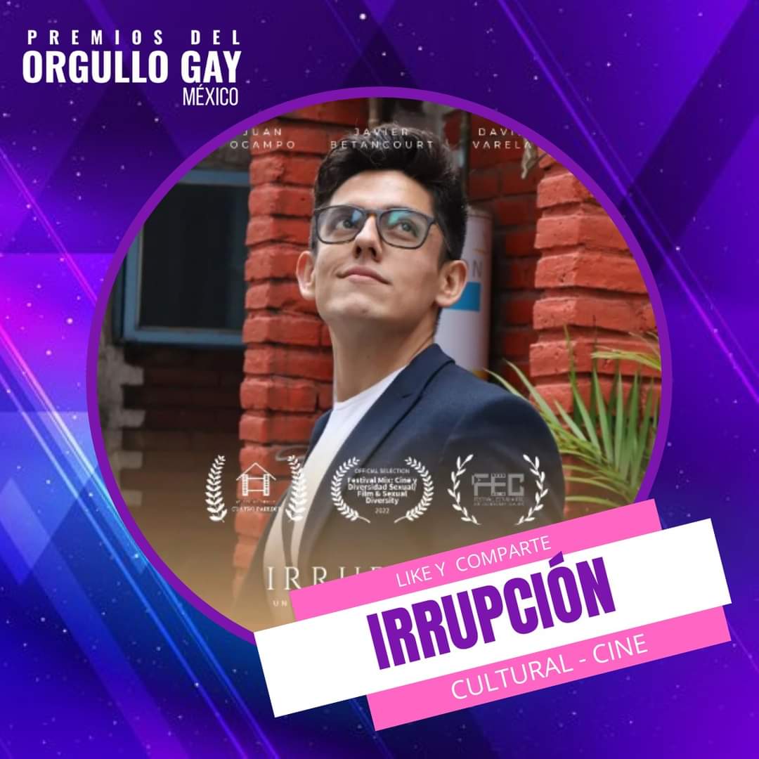 canciondiezfilm's tweet photo. Estamos felices por nuestra nominación a los premios @DelOrgullo
Apoya nuestro cortometraje y ayúdanos a ganar 👉https://t.co/g4Ltfohjv2
#PremiosDelOrgulloGay #pogmx2022 #cine #cinegay #filmmaker #cortometraje https://t.co/K7WZqpHLHT