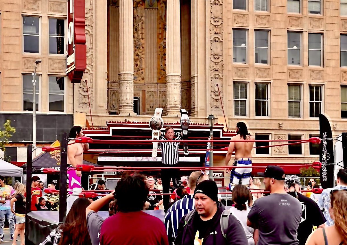 PerchXLV's tweet photo. Phenomenal weekend in Joliet, IL with @FreelanceUndrgd + @PWShoots 
Pro wrestling, diners and figure shops! #ForTheRefBrand #CelebrateProWrestling https://t.co/BVopb4sXu3