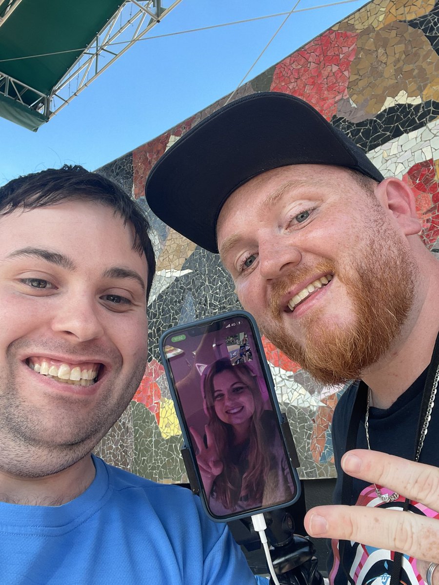 ThinkKopiGaming's tweet photo. Just walking around on last day of #SeattleGoFest2022  and met @JTGily, @ItsFleeceKing, @MYSTIC7 and @coupleofgaming they are very nice guys. 😉 #GOFest2022 #PokemonGO https://t.co/qm3p2nMZ0j