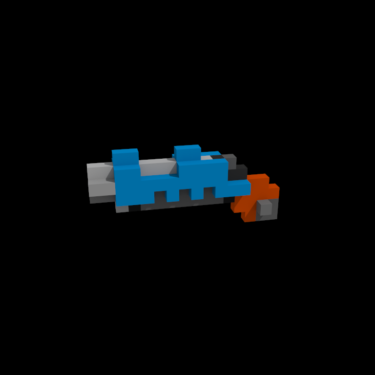 How basic can I get it. I really like the style of voxel art.

#pixelart #voxelart #Magicavoxel #Gun #learning #gamedev #IndieGameDev