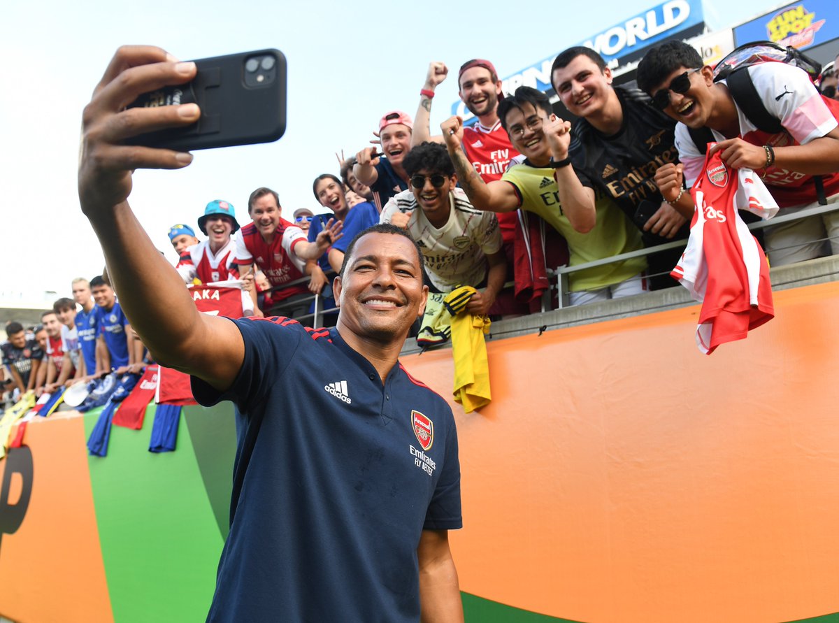 Arsenal's tweet photo. 💬 "We had a great time. Thank you so much for everybody that participated in organising this tour. We've tried to make it as enjoyable and as productive as possible." ❤️

🎙 @M8Arteta https://t.co/eZAYqkn31c