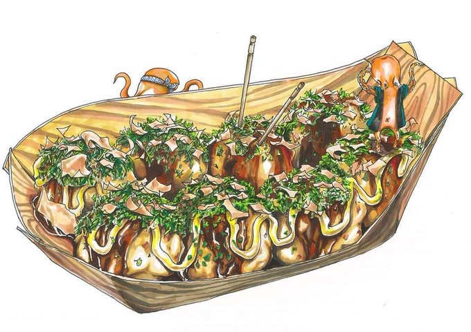 たこ焼き屋のtwitterイラスト検索結果