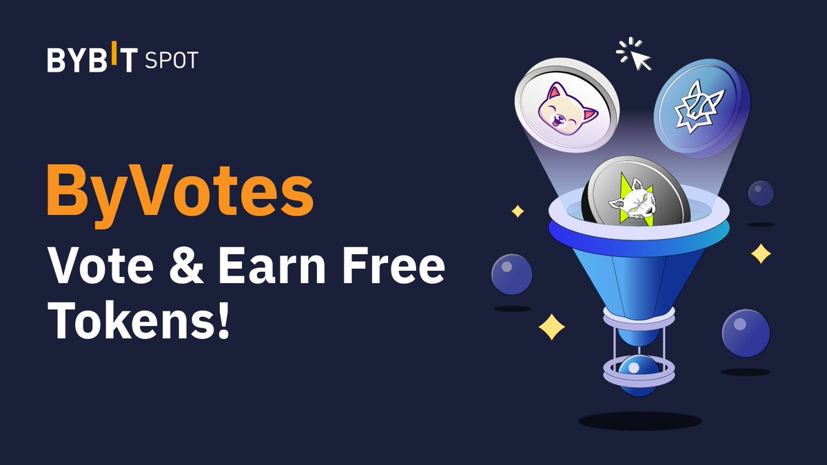 👏 We’re back with the 4th round of #ByVotes!

🗳️ Vote for your favorite project and get rewards from the winning project!

🔽 3 candidates in the poll!
🔸 KISHU INU ( $KISHU )
🔸 Saitama ( #Saitama )
🔸 Volt Inu ( $VOLT )

👉 Learn more: go.bybit.com/e/XsJy0Y8rWrb