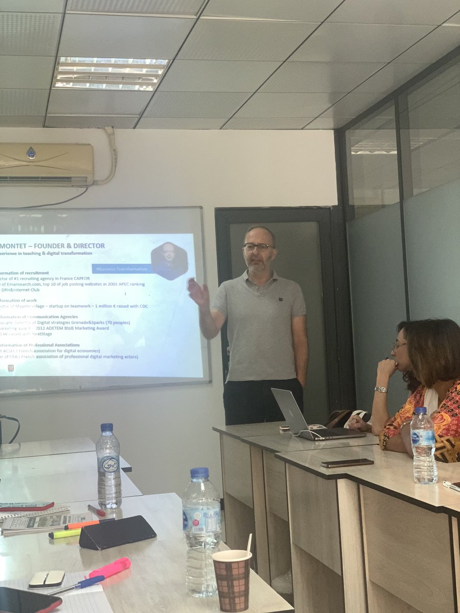 #DigitalMarketing.        <a href="/VincentMontet/">Vincent MONTET</a> est enfin la ! #DMB #DMB5 #alger cours #EconomieInternet