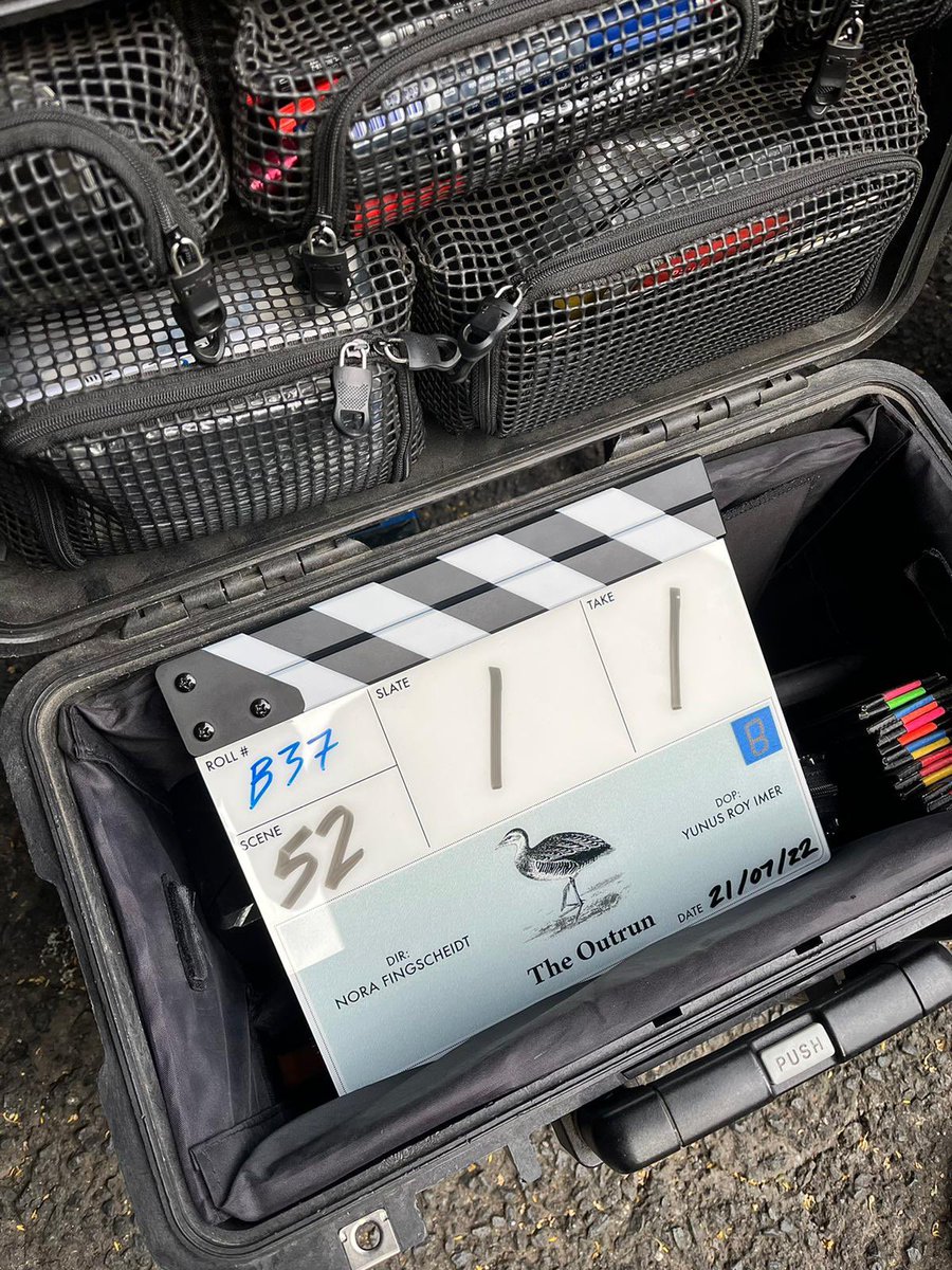 Action! Principal photography has begun on #TheOutrun – our highly-anticipated adaptation of Amy Liptrot's best-selling memoir. Directed by Nora Fingscheidt and starring Saoirse Ronan, Paapa Essiedu, and Stephen Dillane.