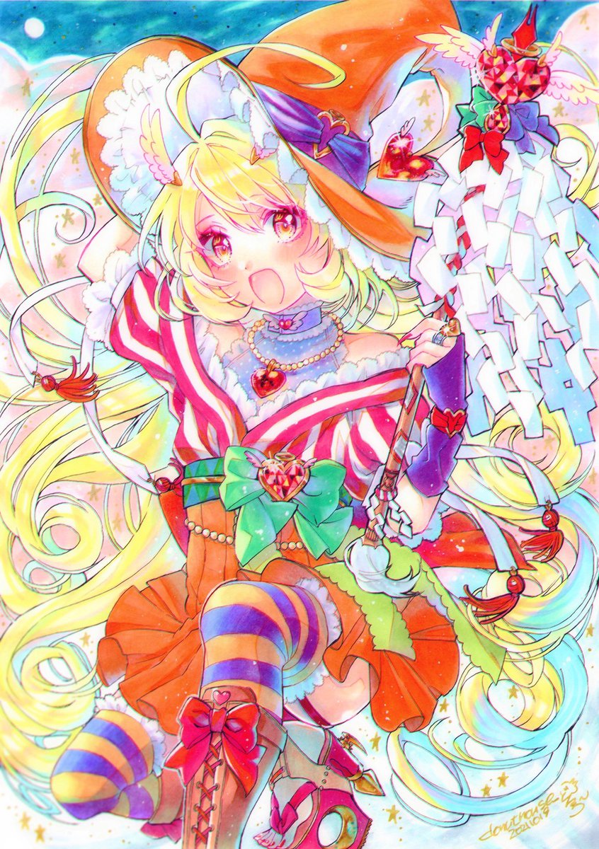 <a href="/NoxGallery/">NOXGALLERY</a> 初めまして！応募させて頂きます🙇🏻‍♀️
どーなつと申します！
こちらコピック等を使ったアナログ作品で、原画の展示も可能でございます！🧡

OpenSea↓
opensea.io/assets/matic/0…

作品ご覧になられた方、いいねと思ってい頂けたら❤️ポチして下さいますと幸いです⸜❤️⸝‍よろしくお願いいたします！！