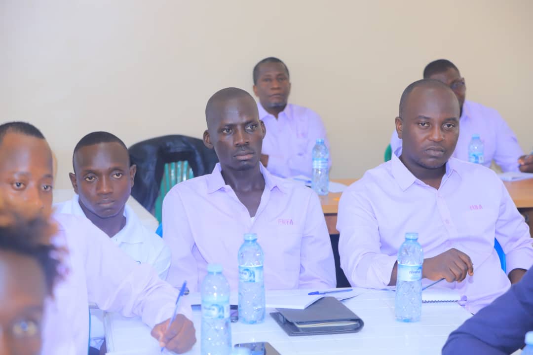 fufatv1's tweet photo. Happening Now: FUFA Media Services(FMS) on-air staff are taking part in the Football Administration and Management Course (FAMACO) at the Technical Centre in Njeru.
#FUFAUpdates | #HomeOfUgandanSport https://t.co/webQqNJrNw