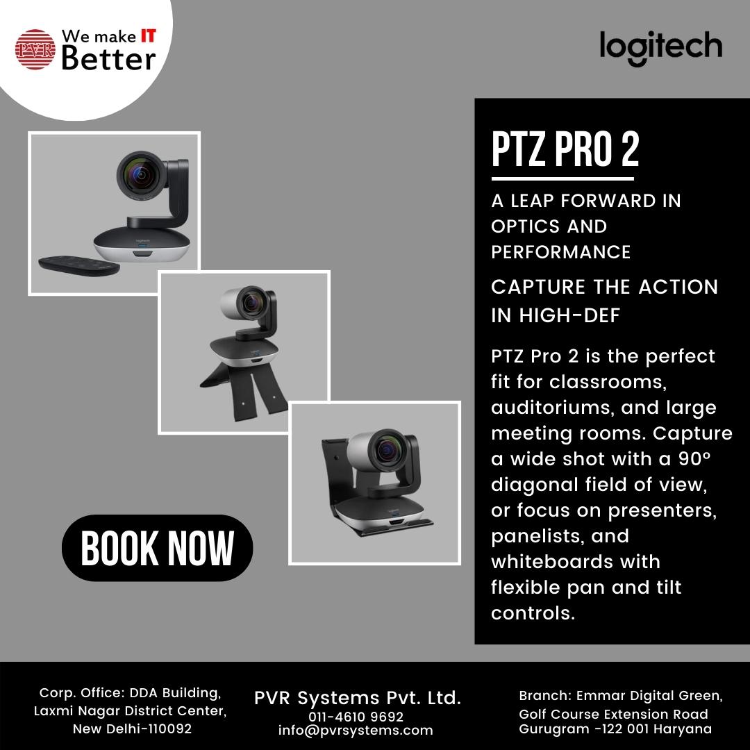 pvrsystems's tweet photo. #Logitech #PTZPro2 delivers premium optics and life-like video to create the experience of sitting together in the same room, even if you are a thousand miles away.
Visit:-https://t.co/wbSjtnU6lX
#Logitech #PvrSysytems #Audio #Video #PTZPro2 https://t.co/StttxQWNrn