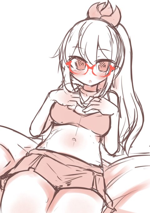 誕生日に描いてもらったキミドリさんを自分でも描いてみるラフ 