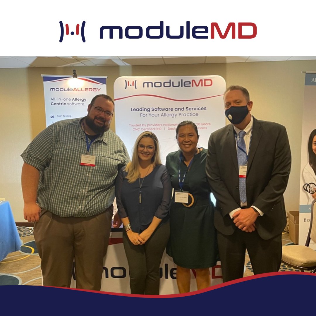 ModuleMD_EHR's tweet image. At the 2022 AAAAI Practice Management Workshop Visit, we had a great time.
#ModuleMD #BestEHR #practicemanagementsoftware #TheBestIntheIndustry