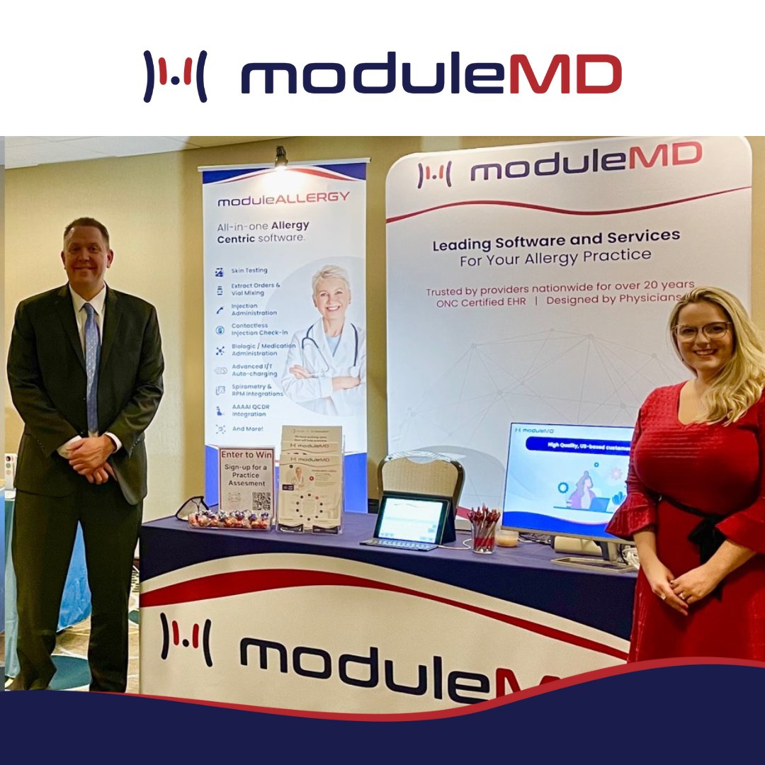 ModuleMD_EHR's tweet image. At the 2022 AAAAI Practice Management Workshop Visit, we had a great time.
#ModuleMD #BestEHR #practicemanagementsoftware #TheBestIntheIndustry