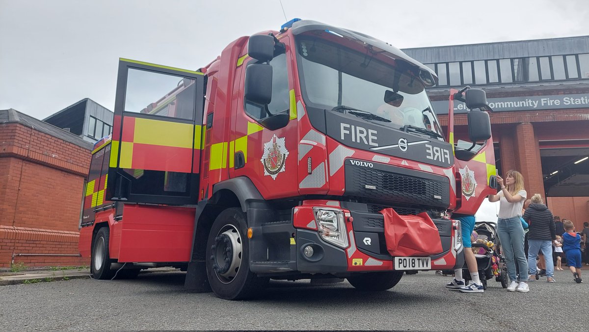 Joined <a href="/manchesterfire/">Greater Manchester Fire and Rescue Service</a> Yesterday at Leigh (G57) Fire Station Open Day, even saw my favorite appliance! #fireservices #gmfrs #leigh