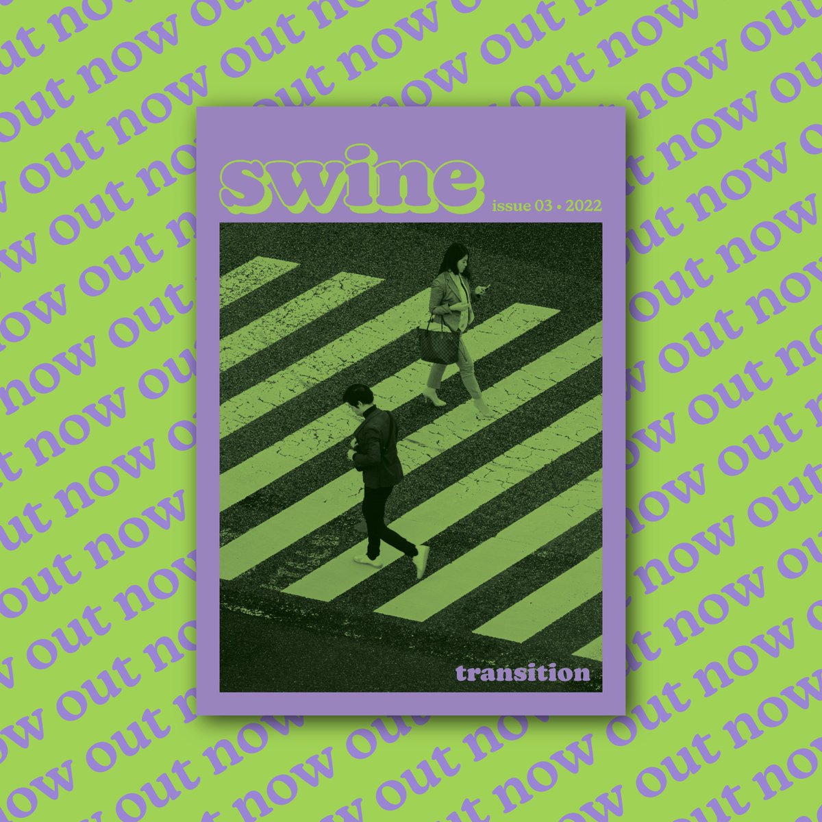 swine issue 03 is out now!!! 💜✨💚

Read it now at issuu.com/swinemagazine/…! You can also grab a physical copy of 'transition' at the Hawthorn campus.