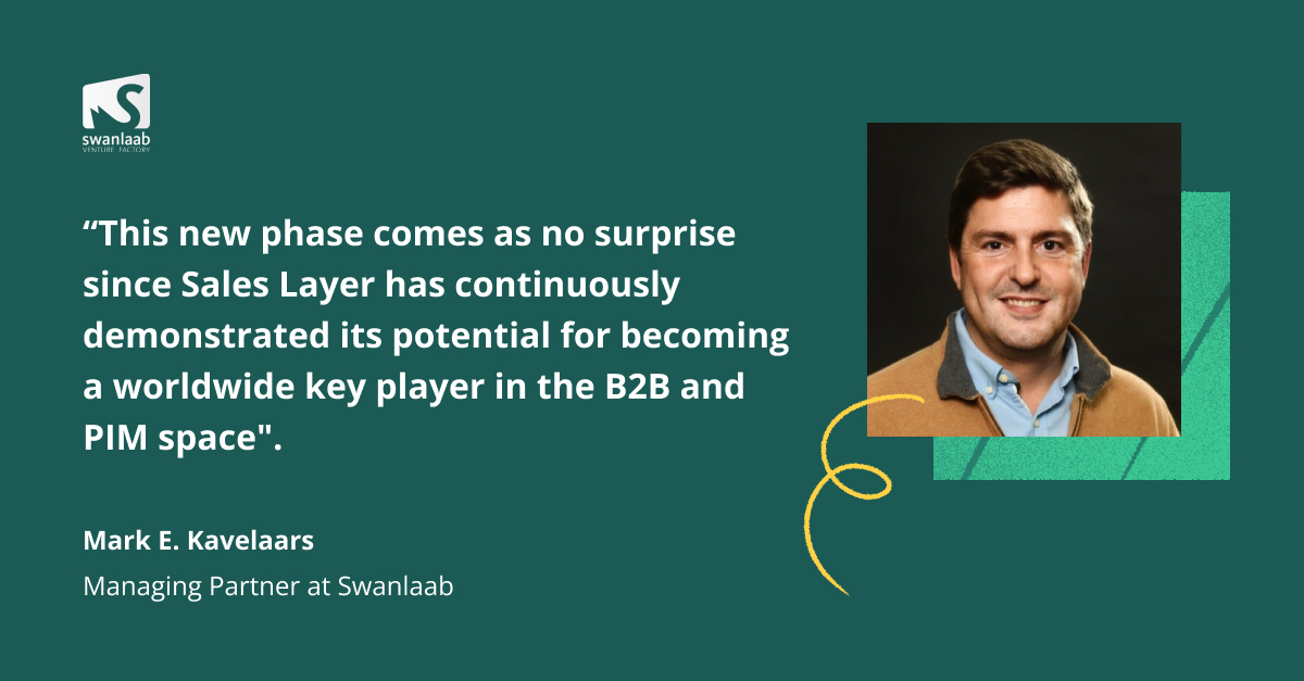 We are honored to have your support and encouragement once again, <a href="/Swanlaab/">Swanlaab Venture Factory</a>! #SalesLayer #PIM #SeriesB #SeriesBfunding