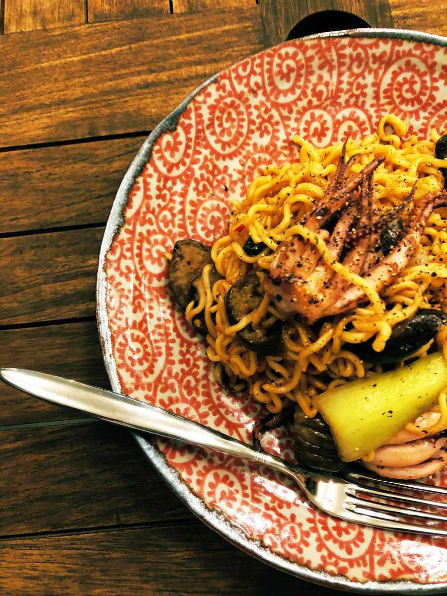 【本日のまかない】海鮮焼きそば