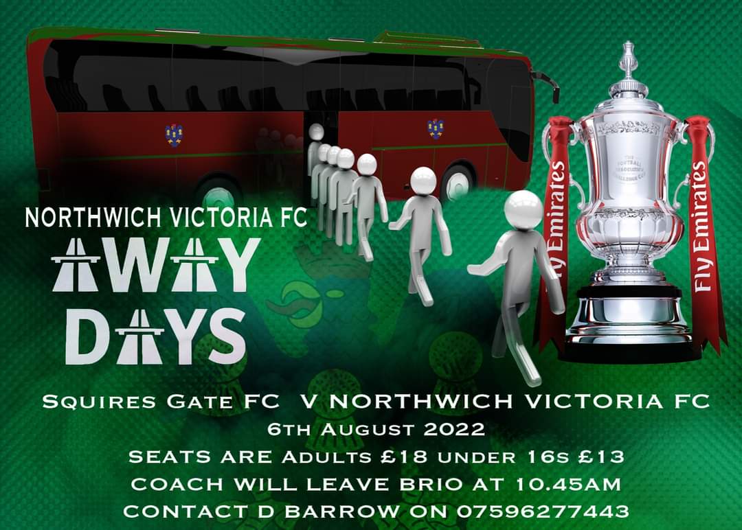 Just under two weeks we're back on the road and this time its a big one!! Book your seats here or drop us a direct message. #RoadToWembley <a href="/NorthwichVicsFC/">Northwich Victoria F.C</a>