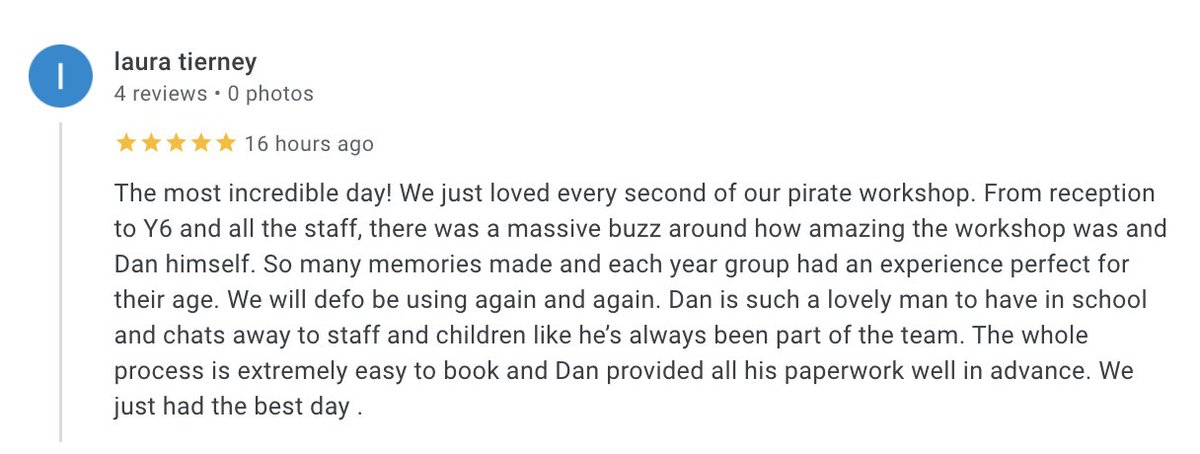 DanTasticEdu's tweet photo. Such wonderful feedback from Walmsley Primary! ❤️ 

Our full school spectaculars allow every year group from EYFS to Y6 to have their own age appropriate experience on a school wide topic 🥳

If you want to book a full school spectacular then send us a message to book a date 😊 https://t.co/FT4IlK6WQE
