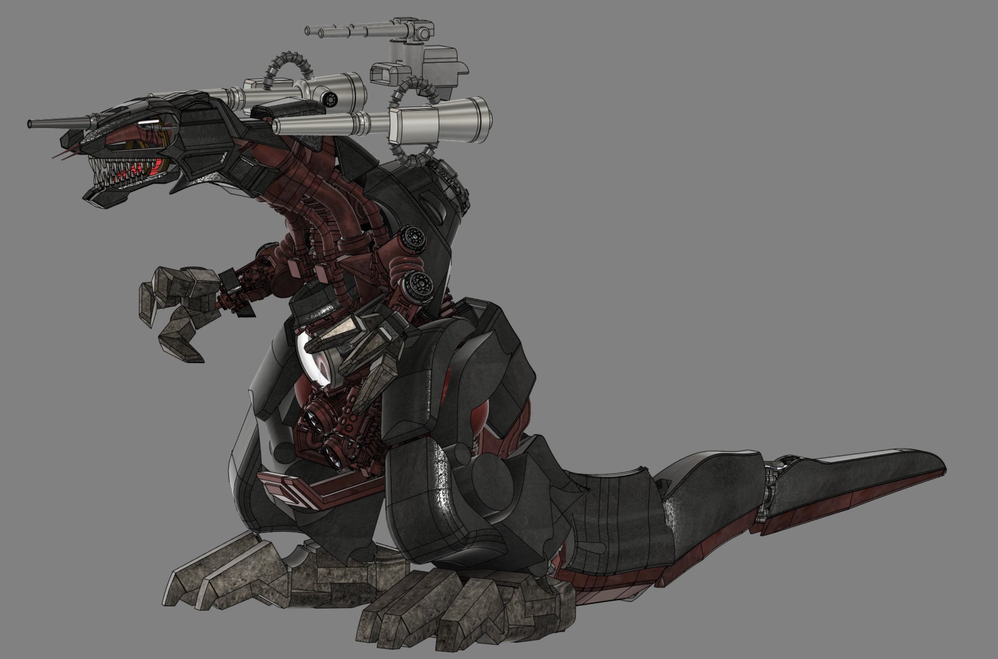 ZOIDS concept art ゾイド デスザウラー 匿名配送 アート