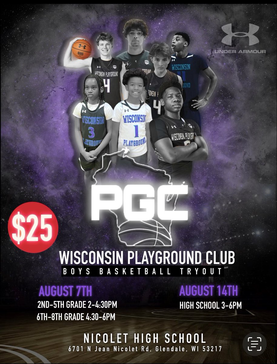 wisconsin_pgc's tweet photo. PGC Tryouts Are Here. Come see if you can play for Wisconsin’s Only UA Sponsored Travel Team.
#OnlyWayIsThrough 
#NoStudentLoans https://t.co/VHBS6Cjtgt