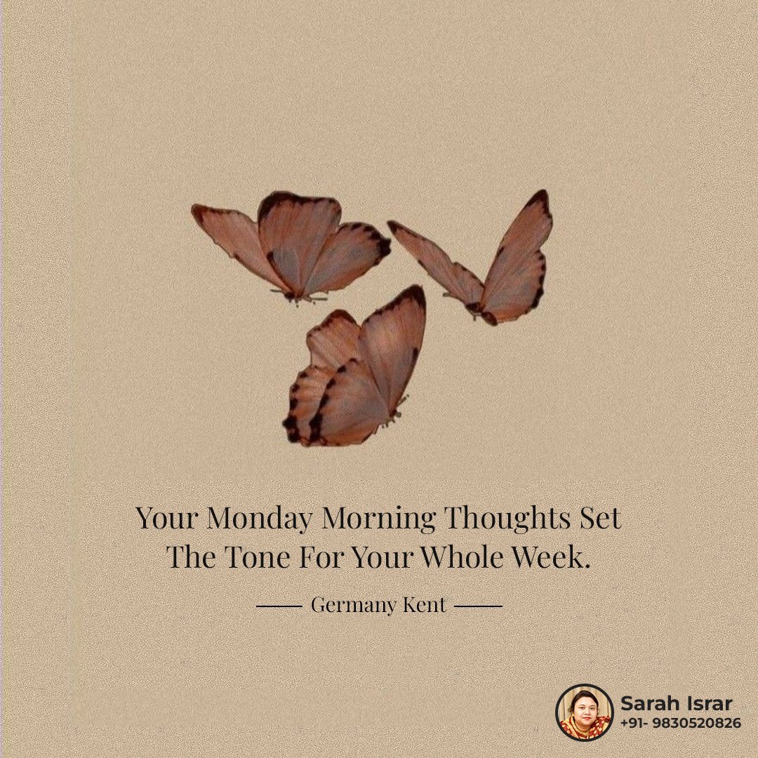 SarahIsrarTweet's tweet photo. Mondays are the start of the work week which offer new beginnings 52 times a year. So, gear up and make this week productive #mondaymotivation #mondaymood #mondayvibes #motivationmonday #happymonday #life #healthylifestyle https://t.co/LKG0Df5Esr