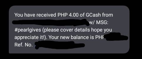 iamjuls7's tweet photo. received! Thank you so much @prlgives, @prlclaims and to our sponsor @xyzagives <3 more blessings pa po sa inyo hehe! #pearlgives https://t.co/ykcEPpsikB