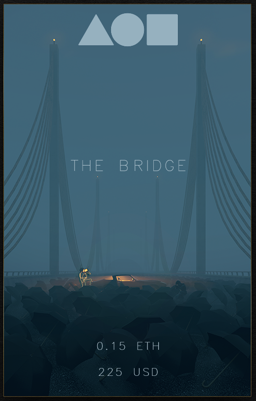 #MintingNow 
My new Umbrella Series 
The Bridge 
in 
<a href="/foundation/">Foundation 🌐</a>
.015 ETH / $225

foundation.app/@kiran_arte/br…

✅Follow me, RT +♥️ 
#NFTs #NFTCommunity  #NFTCollector #NFTartist #NFTdrop  <a href="/NFTMalayali/">NFT Malayali</a> #FoundationNFT #foundationapp