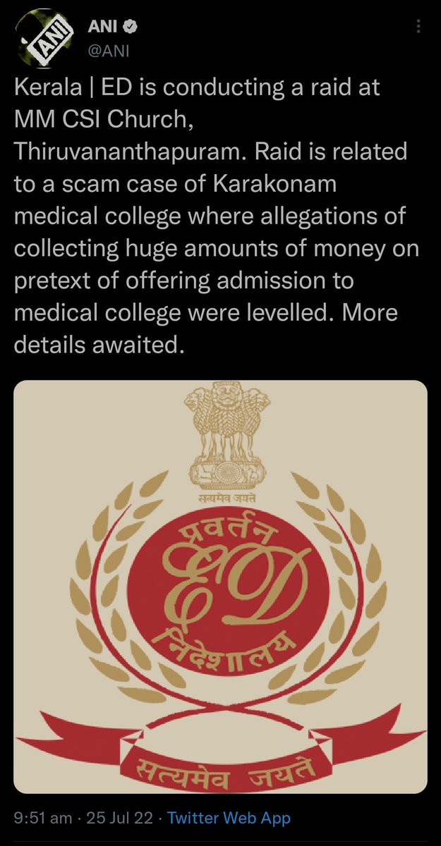 punarutthana's tweet photo. Latest news, #oldthread👇👇
how padres delivered in favour of missionaries & exempted taxes.
#ShariaCourts #CommieActivists #Padres
#Maulanas pass fatwas,
#Padres pass commandments,
#Commies favour both of them
but Hindus should keep preaching #tolerance & #secularism. https://t.co/dbmSZGV2G5