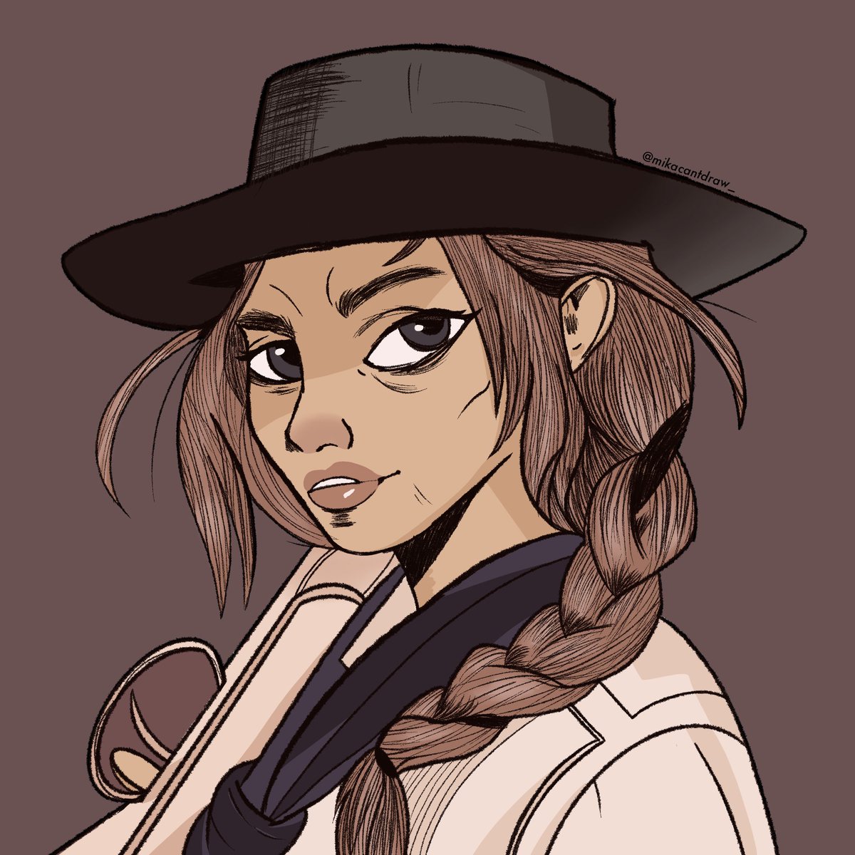 mikacantdraw's tweet photo. the most banger shit ive done i cant believe this 
#art #ArtistOnTwitter #digitalart #procreate #rdr2 #sadieadler https://t.co/029obLO3xh