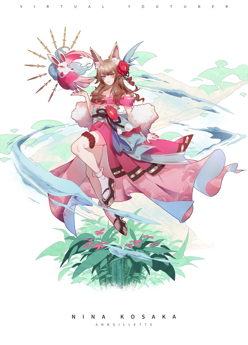 AnnGillette_'s tweet photo. This is my assignment for the online class, a fanart.
Original costumes and colourways.
In fact, it ended up not very much like Nina herself😂😂😂
#DrawKosaka  #NIJISANJI_EN  #にじさんじ 
https://t.co/qsOGK9jGna https://t.co/S4s35MhQ8O