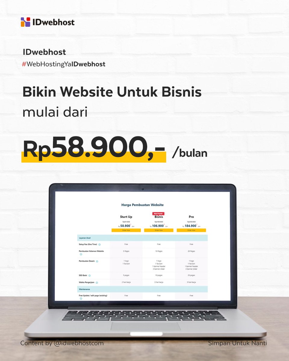 idwebhost's tweet image. Biar semangat Mimin kasih pantun deh.. 👇

Beli buah bermacam jenis 
Hai pebisnis semoga senin mu selalu manis 🥰

Mau bikin website buat bisnis
IDwebhost siap jadi spesialis 🤣 hihihi 

#idwebhost #webhostingyaidwebhost #domain #domainmurah #web #pebisnis #website