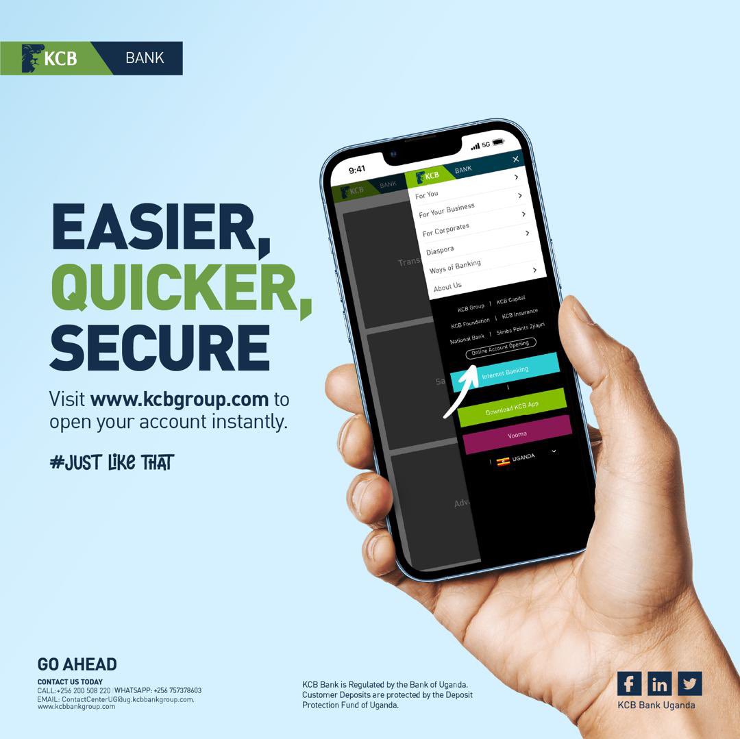 977unityfm's tweet photo. ON AIR: #OdikoAlyet I #8AM
This hour is sponsored by @kcbbankug
Whether you want to save time or money, open a KCB account online today.
#JustLikeThat #SimbaGoneDigital #KCBGoAhead https://t.co/TsXU7En2uz