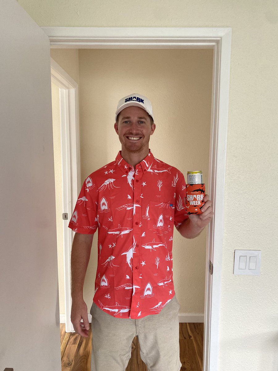 sam24miller's tweet photo. As boat owner and fisherman, Iβm always on the lookout for sharks. This year, Iβm a #finbassador for #SharkWeek π¦ tune into @Discovery all week long! https://t.co/1KFZ1TrJ0c