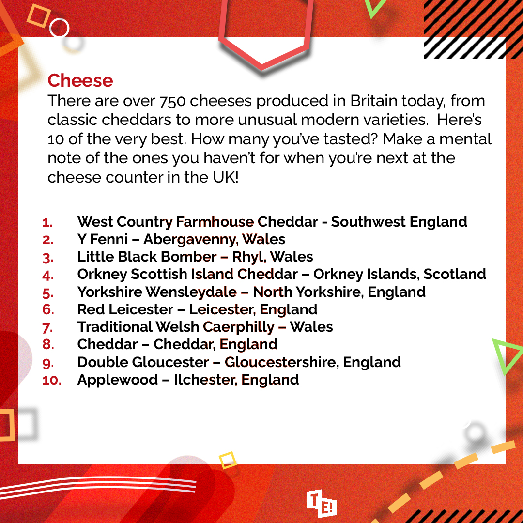 thatsenglish's tweet photo. 🍷 🧀 Wine and cheese are a classic combination. To celebrate today’s UK National Cheese & Wine Day we’ve identified Britain’s favourites. What’s yours?
#aprendeinglés
#idiomas
#englishtips
#englishonline
#inenglishwesay https://t.co/XjqCdIFREY