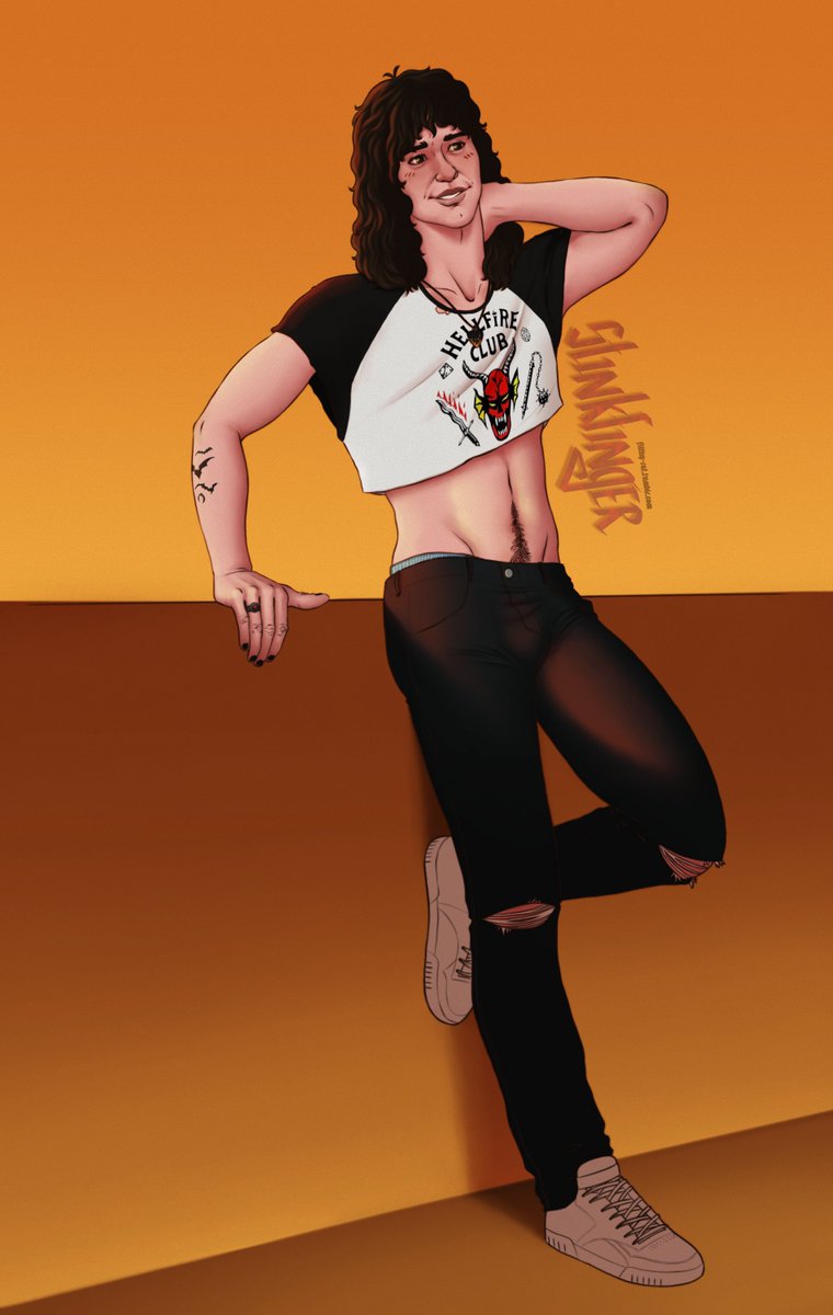 st1nk_f1nger's tweet photo. "Well, it got really hot one day and the scissors were RIGHT THERE, man." #eddiemunsonfanart https://t.co/fk5phbfm2C