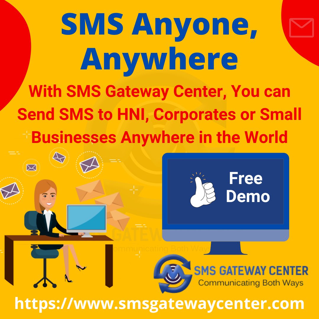 SMSGatewayIndia's tweet photo. SMS Anyone, Anywhere
With SMS Gateway Center, You can Send SMS to HNI, Corporates or Small Businesses Anywhere in the World
https://t.co/v0eZT80bp1
#bulksms #bulksmsmarketing #smsmarketing #bulksmsindia #smsindia #smsgatewaycenter #smsgateway #smssoftware #bulksmssoftware https://t.co/FW7LQhiMxb