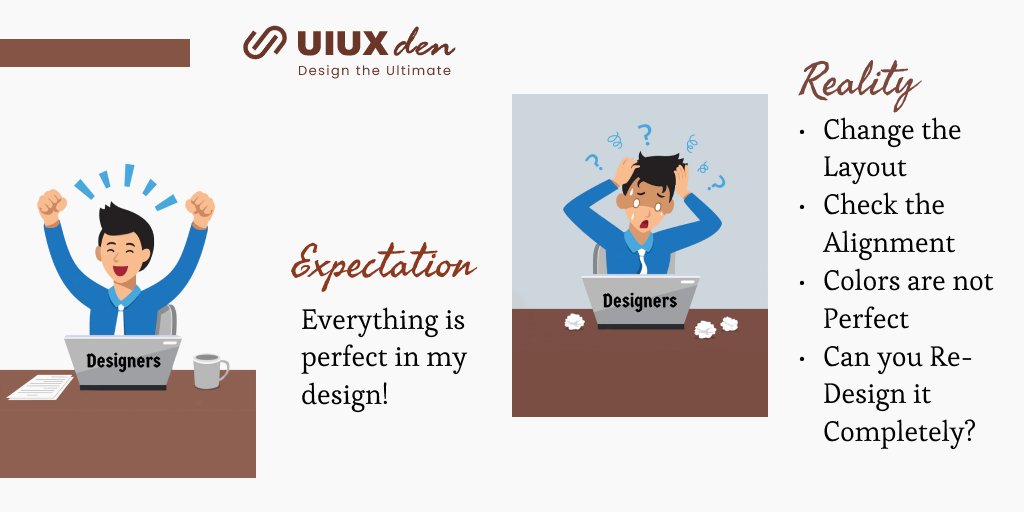 UiUxDen's tweet photo. 💁♂️ Relatable?
Let us know about your #challenges as a web #designer in the comment section!
#MEMES #bestmemes #corporatelife #officeculture #trendingnow
#trendingmemes
#officememes #webdesign #appdesigner #uiuxmemes #graphicdesignerlife #realityvsexpectation https://t.co/Fzl9I2avqb