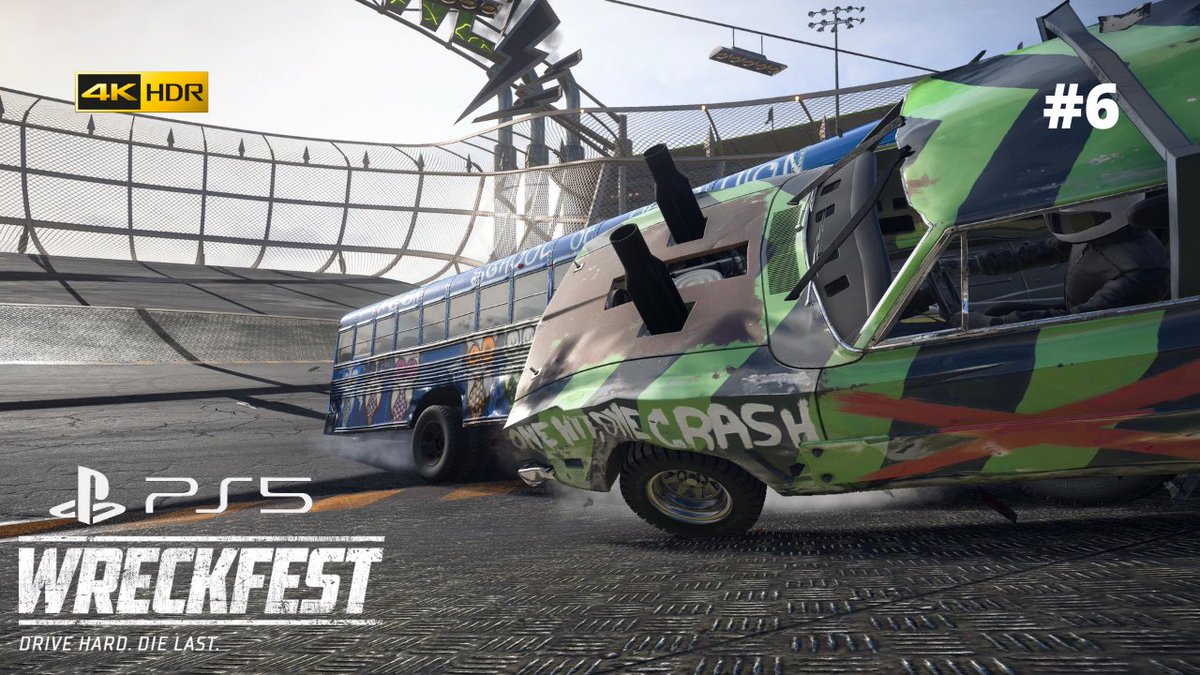 MonkeyyGamer's tweet photo. #Wreckfest #PS5Share #PS5 #gamingchannel #demolitionderby #Gameplay TUNDERBOWL ARENA  To watch the video click here 👉 https://t.co/wC9He6s2rZ https://t.co/Lri3poGFWD