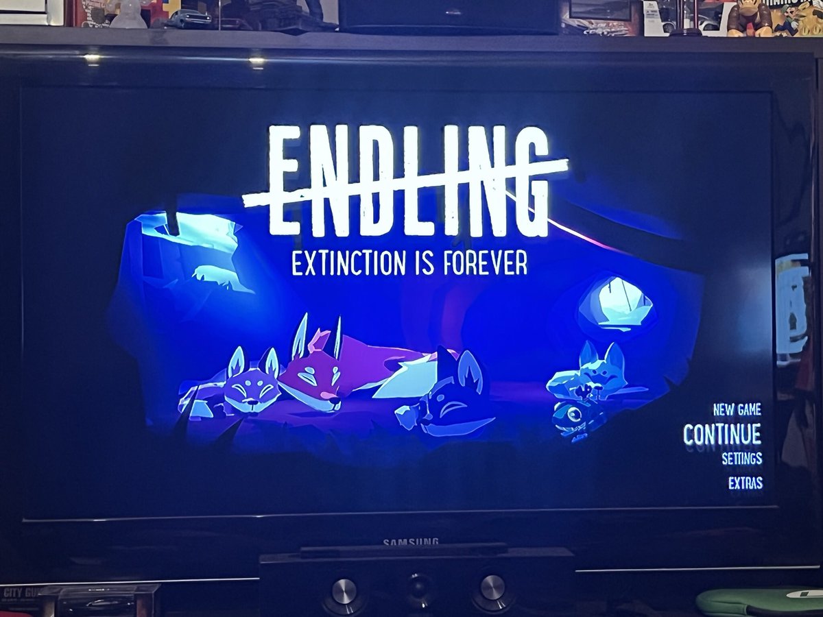 Lots of folks talking about enjoying the new cat game (#Stray) but I’m over here playing the Fox game. #EndlingExtinctionisForever 
I wouldn’t say I’m enjoying it as such, but it is a beautiful game.
Although the loading times are pretty terrible.